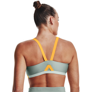Bra Women's UA Infinity Mid High Neck Shine Sports Bra 