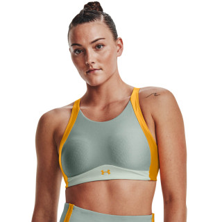 Bra Women's UA Infinity Mid High Neck Shine Sports Bra 