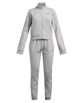 Girls' UA Icon Knit Crop Tracksuit 