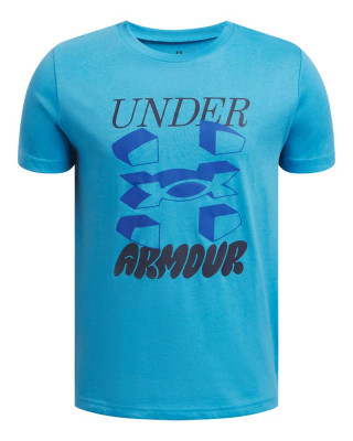 Boys' UA Split Big Logo Short Sleeve 