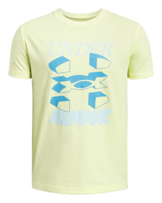 Boys' UA Split Big Logo Short Sleeve 