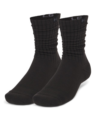 Unisex UA Sportstyle Cotton Scrunch 2-Pack Crew Socks 