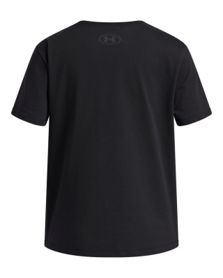 UA Rival Shimmer Girls' Short Sleeve 