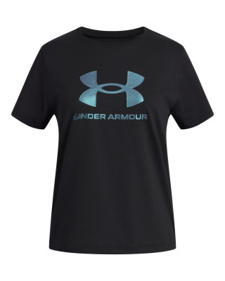 UA Rival Shimmer Girls' Short Sleeve 