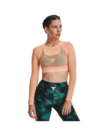 Women's Project Rock Sheer Mesh Long Sleeve 