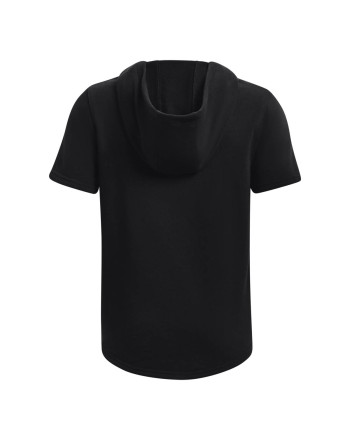 Boys' Project Rock Hardest Worker Short Sleeve Hoodie 