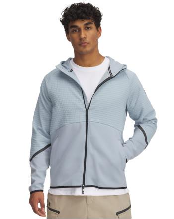 Men's UA Unstoppable Fleece Grid Full-Zip 