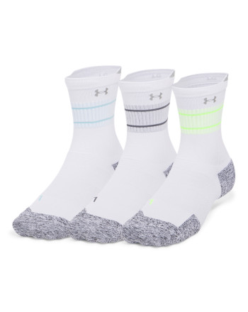 Unisex UA ArmourDry® Run Cushion 3-Pack Mid-Crew Socks 