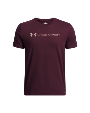 UA Logo Wordmark Boys' Short Sleeve 