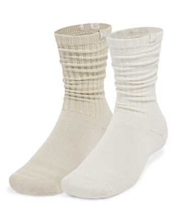 Unisex UA Sportstyle Cotton Scrunch 2-Pack Crew Socks 