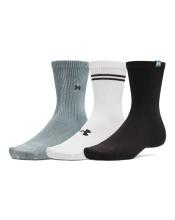 UA Sportstyle Cotton Unisex 3-Pack Crew Socks 