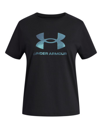 UA Rival Shimmer Girls' Short Sleeve 