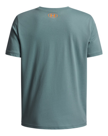 UA Overlay Wordmark Boys' Short Sleeve 
