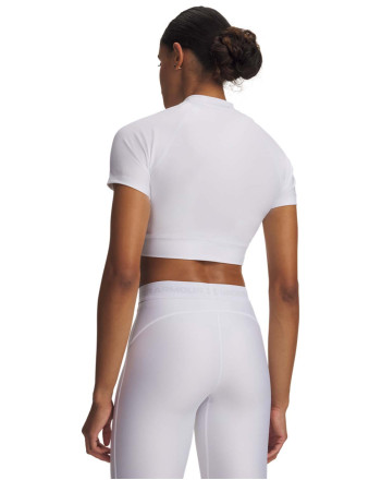 HEATGEAR CROP MOCK SS 