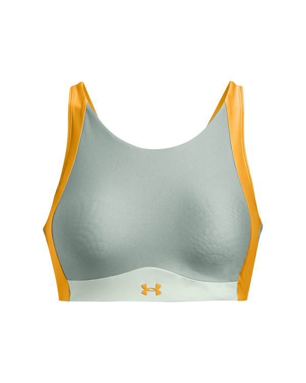 Bra Women's UA Infinity Mid High Neck Shine Sports Bra 
