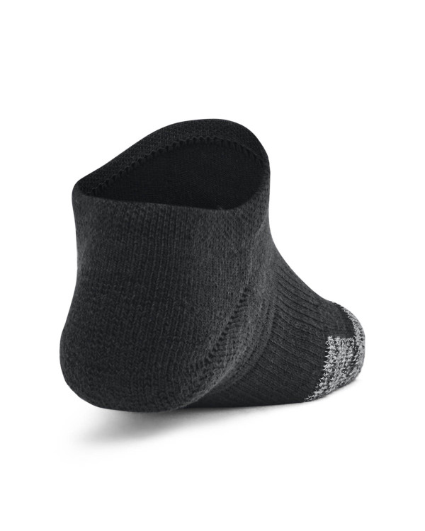 Kids HeatGear® 3-Pack No Show Socks 