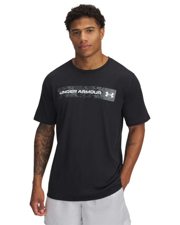Men's UA Camo Chest Stripe Short Sleeve 