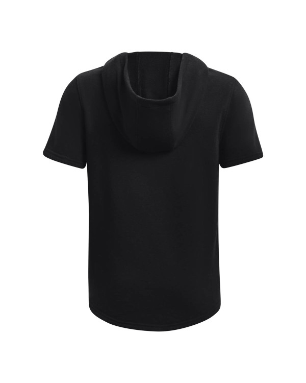 Boys' Project Rock Hardest Worker Short Sleeve Hoodie 