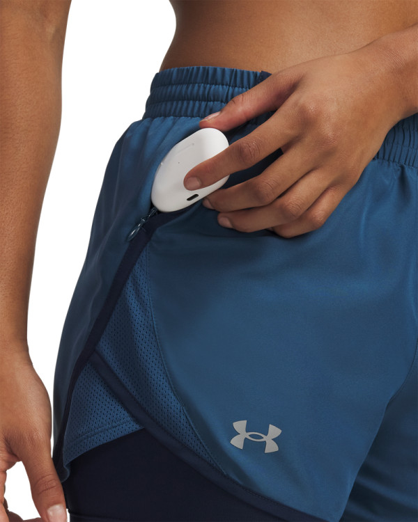 UA FLY BY 2-IN-1 SHORTS 