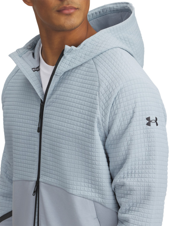 Men's UA Unstoppable Fleece Grid Full-Zip 