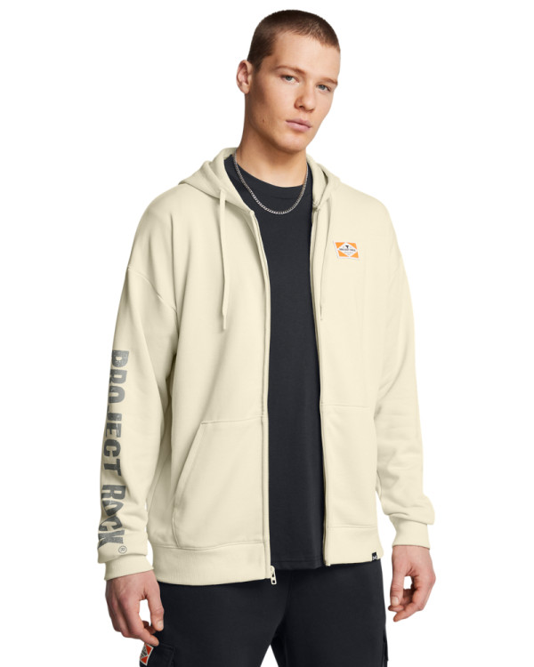 Men's Project Rock Heavyweight Tools Of The Trade Full Zip Hoodie 