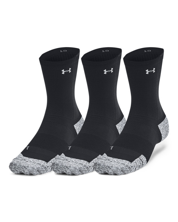 Unisex UA ArmourDry® Run Cushion 3-Pack Mid-Crew Socks 