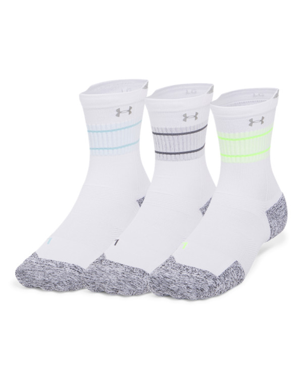 Unisex UA ArmourDry® Run Cushion 3-Pack Mid-Crew Socks 