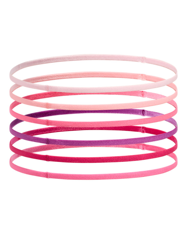 Girls' UA Mini Elastic 6-Pack Headbands 