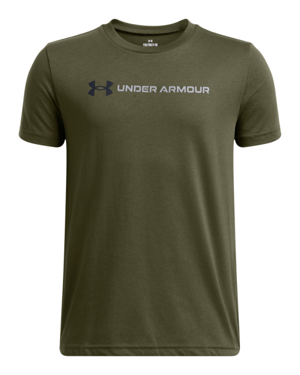 UA Logo Wordmark Boys' Short Sleeve 