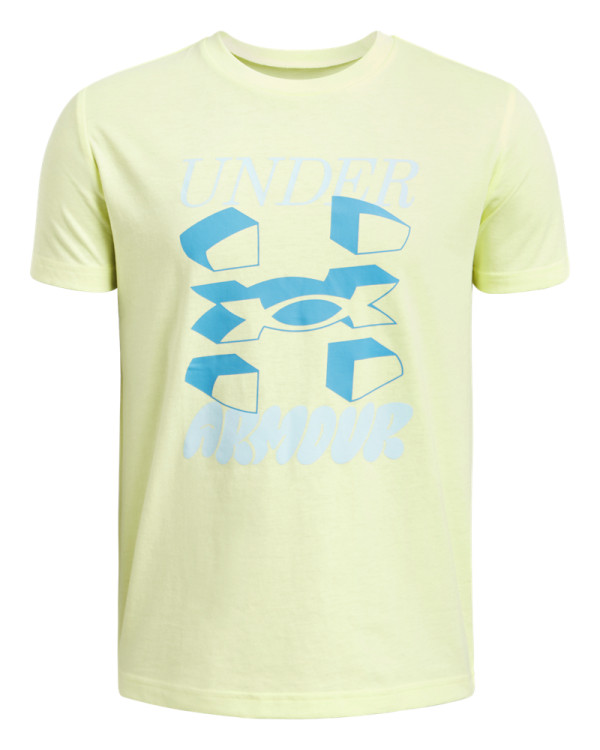 Boys' UA Split Big Logo Short Sleeve 