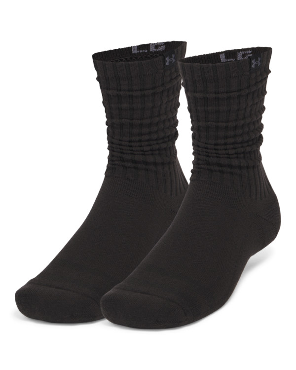 Unisex UA Sportstyle Cotton Scrunch 2-Pack Crew Socks 
