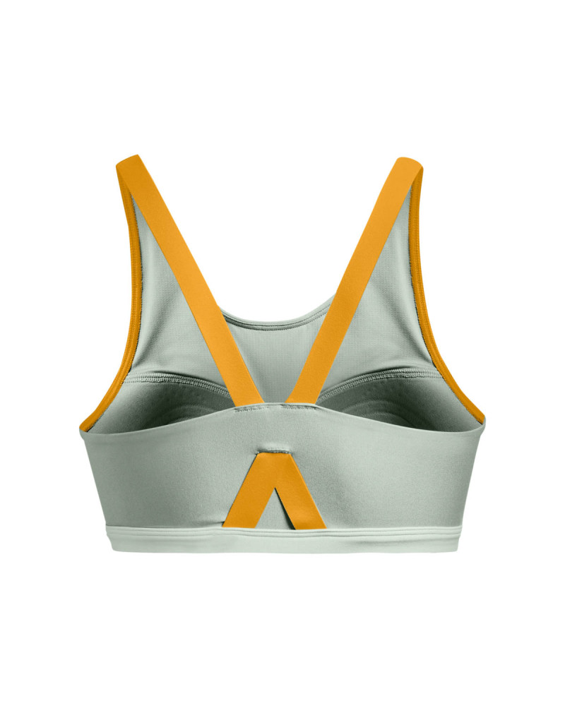 Bra Women's UA Infinity Mid High Neck Shine Sports Bra 