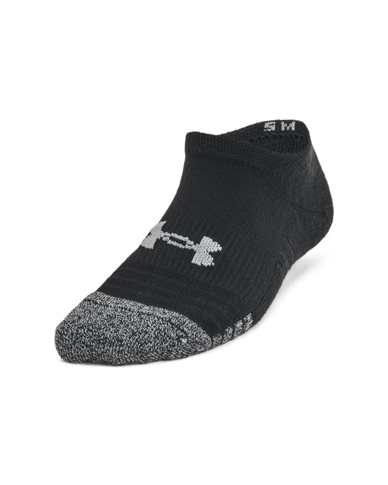 Kids HeatGear® 3-Pack No Show Socks 