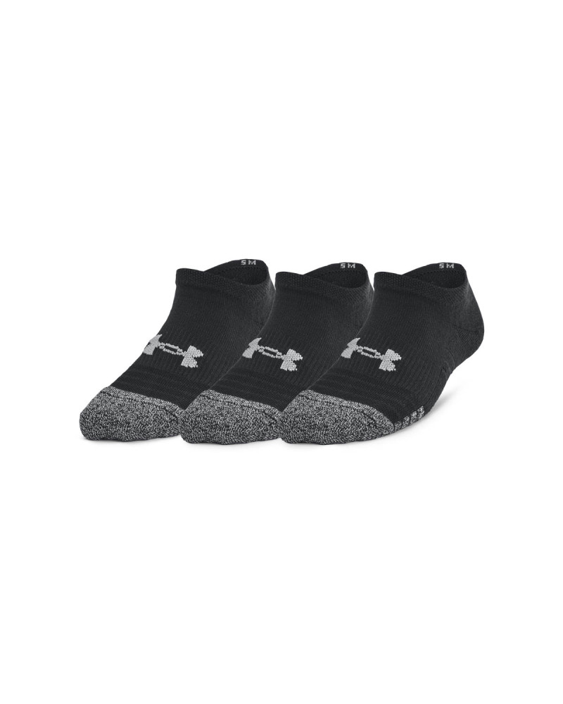 Kids HeatGear® 3-Pack No Show Socks 