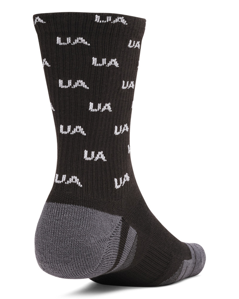 Unisex UA Perf Tech Nov 3pk Crew Socks 