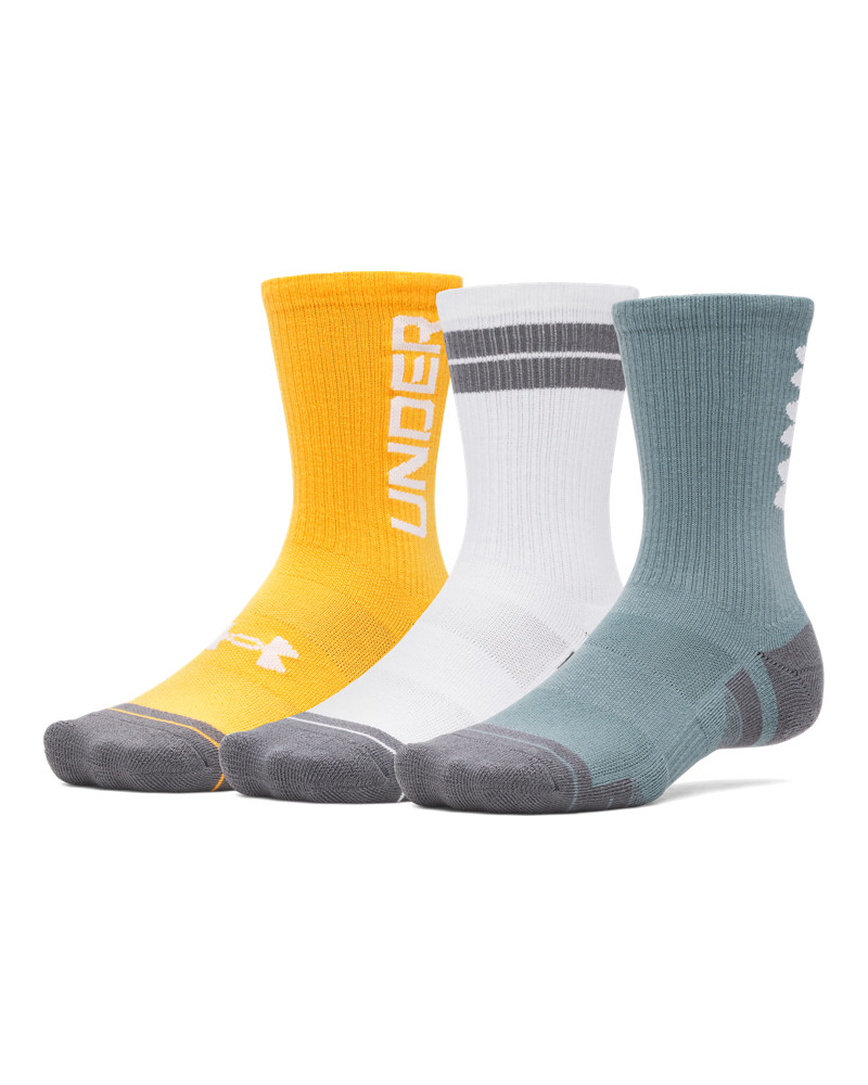 Unisex UA Perf Tech Nov 3pk Crew Socks 