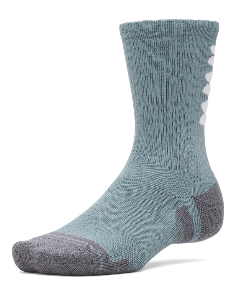 Unisex UA Perf Tech Nov 3pk Crew Socks 