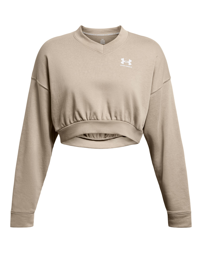 Women's UA Rival Terry Oversized Crop Crew 