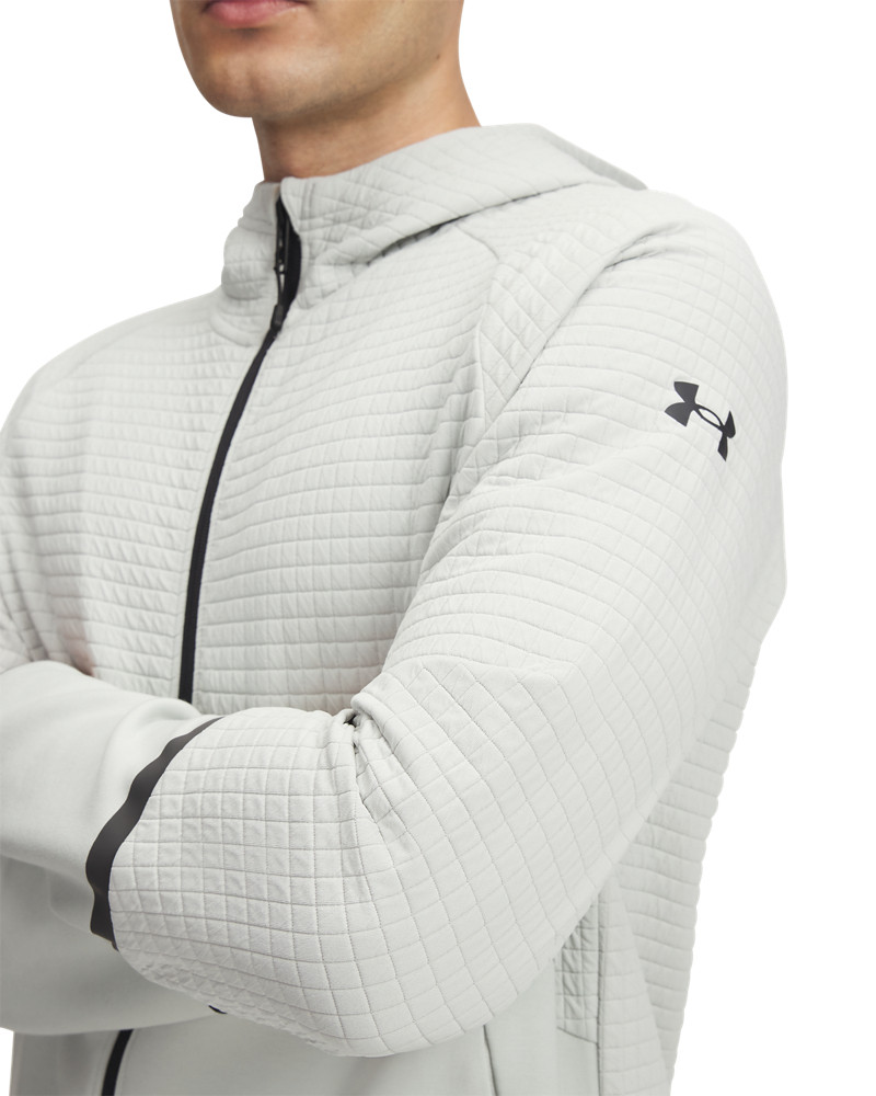 Men's UA Unstoppable Fleece Grid Full-Zip 