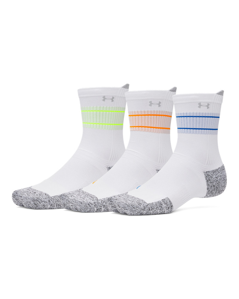 Unisex UA ArmourDry® Run Cushion 3-Pack Mid-Crew Socks 