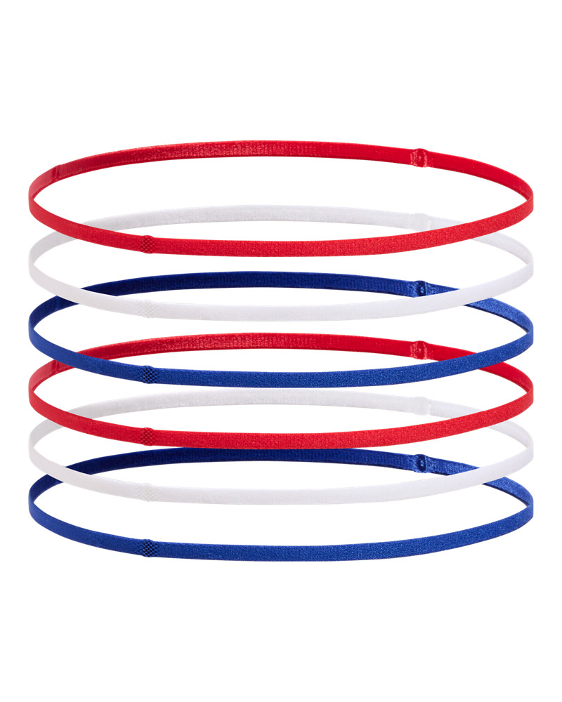 Women's UA Mini Elastic 6-Pack Headbands 