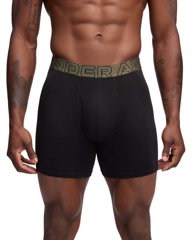 Donji veš UA PERFORMANCE COTTON - SOLID 6 IN 3PK 